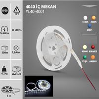 4040 İçMekanŞerit Ledler IP2012 Volt–60 Led AMBER 1